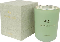 Home Delight Gentle Green - Geurkaars - ø8x10,5cm - groen/goud