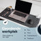 WURK Professionele Verwarmde Bureau Onderlegger - 30℃ tot 50℃ - Bureau Organizer - Muismat XXL - Zwart - 80x33 cm