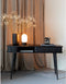 Zuiver Barbier Consoletafel/ Wandtafel Hout Zwart