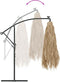vidaXL - Parasol - met - stalen - paal - 269x269x235 - cm - bruin