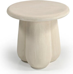 Bijzettafel Bailey rond beton 50x50x47 cm
