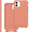 iMoshion Hoesje Geschikt voor iPhone 11 Hoesje Met Koord - iMoshion Color Backcover met afneembaar koord - oranje