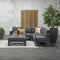 Garden Impressions Cube Loungeset - Teak Black