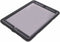 Tablet Hoes Geschikt voor iPad 5 (2017) 9.7 inch / iPad 6 (2018) 9.7 inch - Defender Backcover met strap - Zwart /Zwart