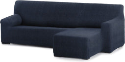 Hoes voor chaise longue met korte armleuning rechts Eysa ROC Blauw 120 x 120 x 360 cm