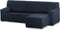 Hoes voor chaise longue met korte armleuning rechts Eysa ROC Blauw 120 x 120 x 360 cm