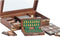 Bordspel DKD Home Decor Kristal Blik Palissander (29.5 x 14.5 x 6 cm) (2 x 2 x 2 cm) (12,5 x 12,5 x 1 cm) (2,5 x 5 x 1 cm) (2,5