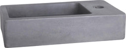 Differnz Force - Fontein 40x22x8cm - 1 kraangat - Grijs