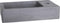 Differnz Force - Fontein 40x22x8cm - 1 kraangat - Grijs