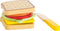 Small Foot - Houten Speeleten Sandwich met Bestek, 7dlg.