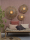 GOOD&MOJO Wandlamp Bali - Bamboe/Zwart - Ø87cm - Binnen Scandinavisch,Bohemian
