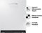 Samsung DW60M6040BB - Vaatwasser - Halve belading - Hygiëne programma - 13 couverts - Zwart