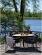 House Nordic Cleveland - Eettafel - Teakhout met metalen onderstel - Naturel (2-4 personen)