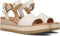 Toms 10017908 Diana - Damesschoenen sandalen - Leren bovenmateriaal - Beige
