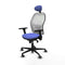 Piqueras y Crespo 3D036G1 - Bureaustoel - Verstelbare hoofdsteun - Licht Blauw