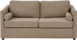 INKOO - Slaapbank 2-zits - Bruin - Stof