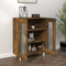 vidaXL - Dressoir - 69,5x34x90 - cm - bewerkt - hout - gerookt - eikenkleurig