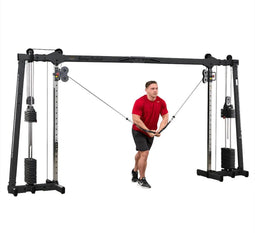 Body-Solid GDCC250B - Cable Crossover - 2 gewichtsstapels 72,5 kg - Zwart