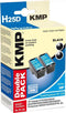 KMP H25D - Inktcartridge - Inkt op pigmentbasis - Zwart (2 stuks)