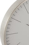 J-Line klok Gerbert - metaal - grijs - Ø 40 cm