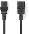 Nedis CEGP10500BK50 - Stroomverlengkabel 500cm - Geaarde plug C14/C13 - Zwart