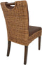 SVJ Eetkamerstoel Vierkant - 64 x 45 x 91 cm - Rotan - Bruin