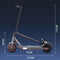 JUICEASE LP80 - Elektrische Step - 250W 25 km/u 36V 10.5AH 25 km 8.5'' Dubbele Remsysteem - Kleur LP80