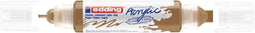 Edding 5400 3D double liner - Acrylmarker - Goud (924)