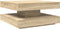 vidaXL - Salontafel - 360 - graden - draaibaar - 70x70x34,5 - cm - sonoma - eikenkleur