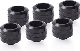 Alphacool Eiszapf. PRO 16mm 6erPack bk | HardTube Fitting G1/4 - 1017628
