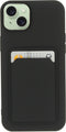 Mobiparts iPhone 15 Plus - TPU Case met Kaarthouder - Shockproof - Zwart