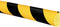Moravia 422.22.446 Stootbescherming voor oppervlakken geel-zwart zelfklevend 1.000 mm (l x b x h) 1000 x 28 x 40 mm