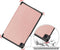 3-Vouw sleepcover hoes - Geschikt voor Samsung Galaxy Tab A7 Lite - Rose Goud