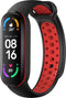 iMoshion Bandje Geschikt voor Xiaomi Mi Band 5 / 6 - iMoshion Siliconen sport band met inkliksysteem ronde drukknoop - Zwart