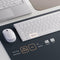 Draadloze Toetsenbord en Muis Set 2.4G QWERTZ Layout Wit