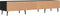 vidaXL - Tv-meubel - 150x36x30 - cm - bewerkt - hout - zwart