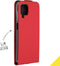 Accezz Samsung Galaxy A12 - Flipcase met Pasjeshouder - Rood