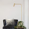 Atmooz - Vloerlamp Pomery - Goud Brons - Staande Lamp - Stalamp - Woonkamer - Goud Brons - Hoogte 146cm - Metaal