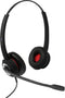 plusonic 6337-10.2P On Ear headset Telefoon Kabel Stereo Zwart