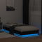 vidaXL - Bedframe - met - LED-verlichting - zwart - 90x200 - cm