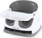 Ingenuity Baby Base 2-in-1 - Kinderstoel en Stoelverhoger - Inclusief blad en 3-punts gordel - Grijs