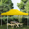 vidaXL Partytentdak - 270 g/m² - 4x3 m - Geel