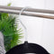 DoaBuy Kleerhanger Zwart Vilt - Anti-slip - 10 stuks