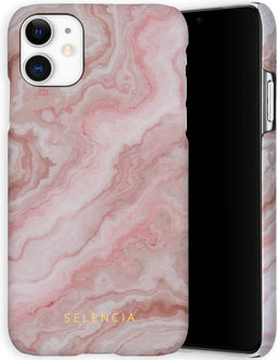 Selencia Hoesje Geschikt voor iPhone 11 Hoesje - Selencia Maya Fashion Backcover - roze