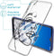 iMoshion Hoesje Geschikt voor Motorola Moto G8 Power Hoesje Siliconen - iMoshion Design hoesje - Transparant / Zwart / Line Art Woman Black