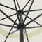 vidaXL - Parasol - Samos - 500 - cm - aluminium - wit