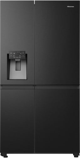 Hisense RS818N4TFC - Amerikaanse Side-by-Side Koel-Vriescombinatie - Water-/ijsdispenser No-Frost - RVS