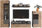 Furnilux Freno - Woonkamercombinatie - Tijdloos design - Grijs Eiken - 40x290x195cm