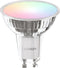 Ledvion - Smart RGB+CCT GU10 LED Spot - Dimbaar - 4,9W - 345L - Wifi - Alexa & Google Home