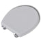 vidaXL - Toiletbril - simpel - ontwerp - MDF - wit